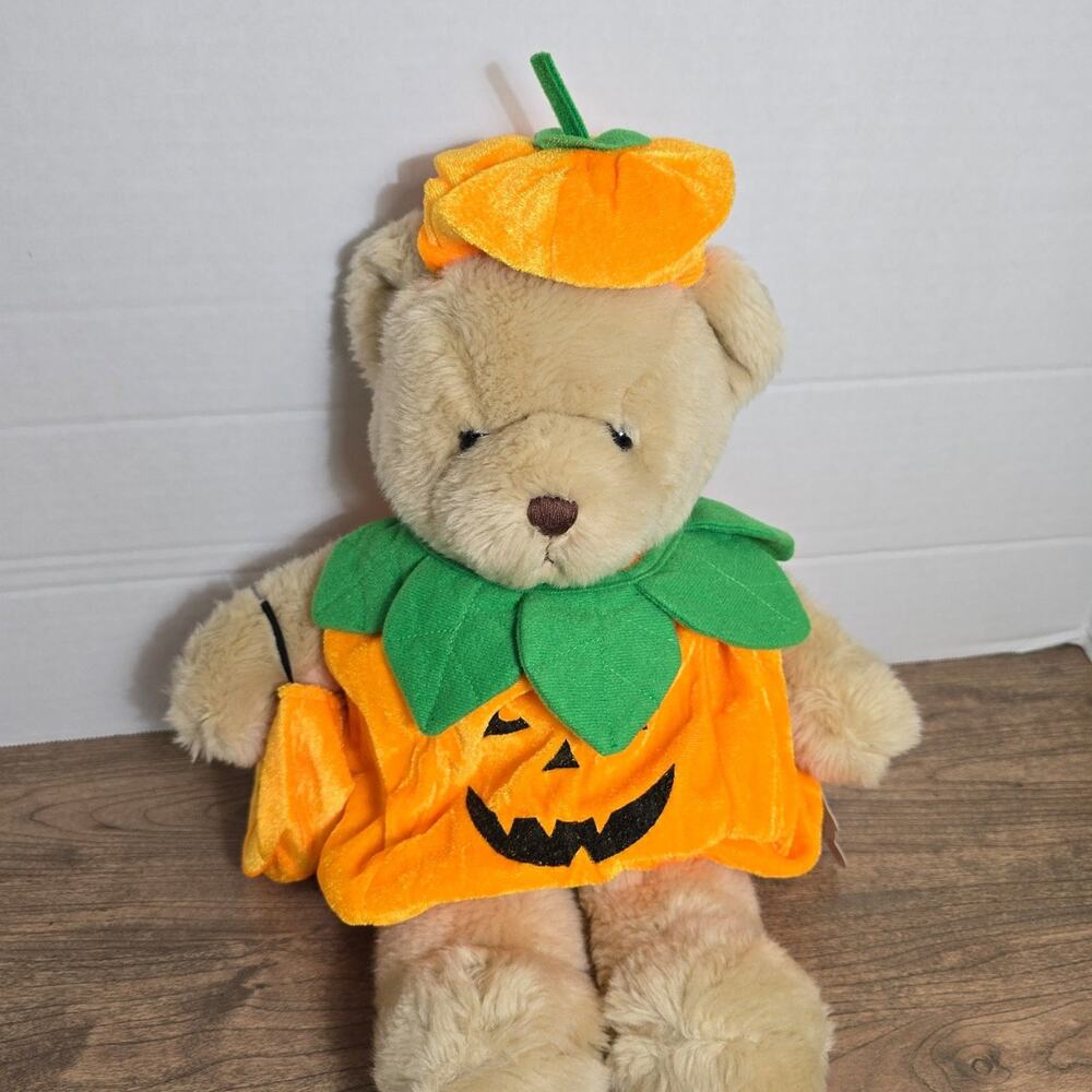 Teddy Mountain Bear Halloween Pumpkin Costume NWT *Fits Build-A-Bear*